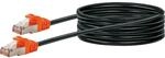 Schwaiger Netzwerkkabel S/FTP CAT 7 Schwarz 5 m