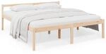 vidaXL Massivholzbett Kiefer 180x200 cm 6FT Super King1137681