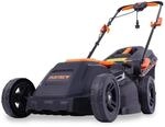 FUXTEC Elektro Rasenm&auml;her 12 Kg mit Kabel FX-RME38 38 cm Schnittbreite 40 L...