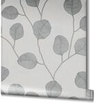 Marburg Vliestapete GZSZ Blattmotiv Floral 10,05 m x 0,53 m Grau FSC&reg;