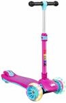 KIDIZ Dreiradscooter X-Pro2 Faltbar PU LED R&auml;der H&ouml;henverstellbar Pink