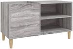 vidaXL Plattenschrank Grau Sonoma 84,5x38x48 cm Holzwerkstoff 831947
