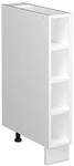 Vicco K&uuml;chenregal Fame-Line Offener K&uuml;chenschrank Wei&szlig;/Wei&szlig; 15 cm ohne
