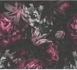 A.S. Cr&eacute;ation Vliestapete Blumen Lila Schwarz