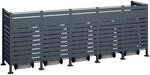 Westmann M&uuml;lltonnenverkleidung Planum Metall 5 x 240, Anthrazit