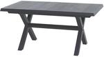 Siena Garden Gartentisch ausziehbar Keramik Wood Grey 90 cm x 160 cm