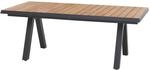 Siena Garden Gartentisch Tirana Rechteckig ausziehbar Holz Teak 100 cm x 200 cm