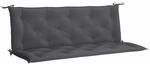 vidaXL Gartenbank-Auflage Anthrazit 150x50+50 x7 cm Oxford-Gewebe 315016