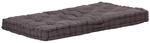 vidaXL Palettenkissen Baumwolle 120x80x10 cm Anthrazit 48676