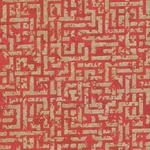 Bricoflor Labyrinth Tapete Rot Gold Elegante Vliestapete Chinesisch Vlies