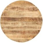 vidaXL Tischplatte Massivholz Mango Rund 15-16 mm 60 cm 286001
