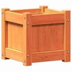 vidaXL Pflanzk&uuml;bel Wachsbraun 31x31x31 cm Massivholz Kiefer 837398