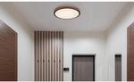 Globo LED-Deckenleuchte Sammi 1-flammig Braun-Wei&szlig; 420 x 95 mm