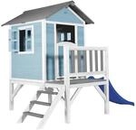 Axi Spielhaus Lodge XL Karibisches Blau Rutsche Blau
