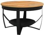 vidaXL Couchtisch &Oslash;68x43 cm Massivholz Akazie 320795
