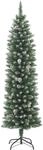 vidaXL K&uuml;nstlicher Weihnachtsbaum mit St&auml;nder Schlank 120 cm PVC 345164