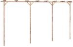 vidaXL Pergola Bambus 385x40x205 cm