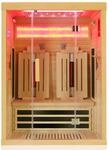 Dewello Infrarotkabine Sauna Saltcoats 135cm x 105cm 2 Personen Vollspektrum &