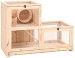 vidaXL Hamsterk&auml;fig 81x40x60 cm Massivholz Tanne