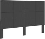 vidaXL Kopfteil Dunkelgrau Stoff 180&times;200 cm 287478
