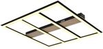 Globo LED-Deckenleuchte Froomy Schwarz 60 X 60 cm