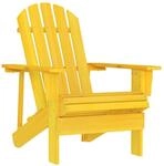 vidaXL Adirondack-Gartenstuhl Massivholz Tanne Gelb 315874