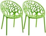 CLP 2er Set Gartenst&uuml;hle Hope Gr&uuml;n