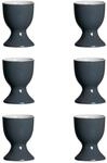 Ritzenhoff & Breker DOPPIO Eierbecher 6er Set Anthrazit