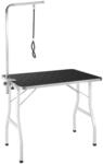 Tectake Trimmtisch Mit H&ouml;henverstellbarem Galgen Klappbar 98 x 60 x 156 50 cm