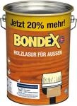 Bondex Holzlasur f&uuml;r Au&szlig;en Farblos seidengl&auml;nzend 4,8,