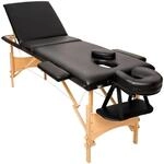 Tectake 3 Zonen Massageliege Set Daniel Breite 60 cm Polsterung 3 cm Inklusive