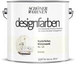 Sch&ouml;ner Wohnen Designfarben Nat&uuml;rl. Bl&uuml;tenwei&szlig; 2,5,