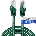 hb-digital 1m Patchkabel CAT 7 Rohkabel RJ45 S/FTP PiMF LSZH AWG 26 Halogenfrei Gr&uuml;n