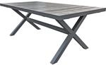 Garden Pleasure Gartentisch RANA Rechteckig Grau 100 cm x 202 cm