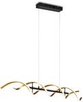 Trio LED-Pendelleuchte Sequence 1-flammig Goldfarbig 104,5 cm x 16 cm