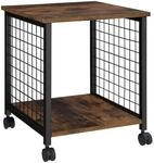 Tectake Beistelltisch Gary Industrial Style Holz und Stahl 40 x 40 x 48 cm