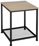Tectake Beistelltisch Derby Industrial Style Holz und Stahl 45 50 x 45 50 x 55 50 cm