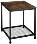 Tectake Beistelltisch Derby Industrial Style Holz und Stahl 45 50 x 45 50 x 55 50 cm