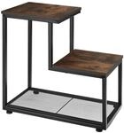 Tectake Beistelltisch Halifax Industrial Style Holz und Stahl 60 50 x 35 50 x 60 50