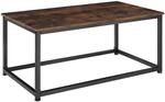 Tectake Couchtisch Lynch Industrial Style Holz und Stahl 100 x 55 x 45 50 cm