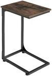 Tectake Beistelltisch Erie Industrial Style Holz und Stahl 40 x 30 x 63 cm