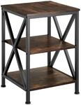 Tectake Beistelltisch Nottingham Industrial Style Holz und Stahl 40 50 x 40 50 x 60
