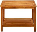 vidaXL Couchtisch 60x60x45 cm Massivholz Akazie