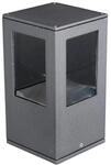 Lucande LED Au&szlig;enleuchte Nicola 9618008 Spritzwassergesch&uuml;tzt Modern in Schwarz aus