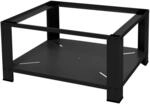 ML-Design Waschmaschinen Untergestell mit Ablage 63x54cm Stahl Schwarz bis 150kg