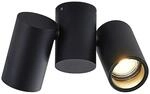 Arcchio Deckenlampe Gesina 9624486 Modern in Schwarz aus Aluminium 2-flammig GU10