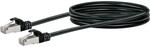 Schwaiger CAT 6 Netzwerkkabel (SF/UTP) RJ45 Stecker > RJ45 Stecker 50 cm Schwarz