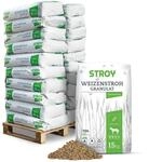 Stroy Strohgranulat Einstreu 15kg x 20 Sack 300kg Palette