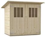 Alpholz Gartenhaus Zimowit Pultdach Unbehandelt 223 cm x 149 cm