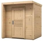 Alpholz Gartenhaus Bratek Flachdach Unbehandelt 204 cm x 202 cm